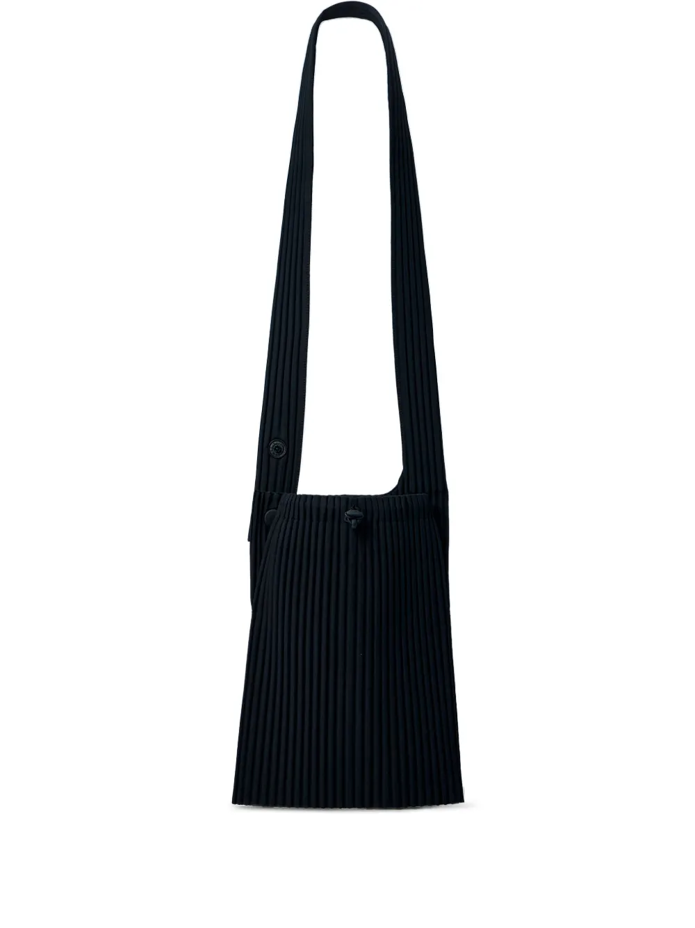 Homme Plissé Issey Miyake pleated cross body bag Zwart