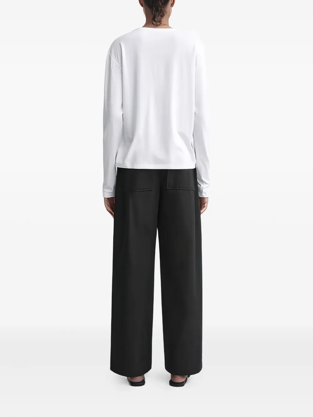Totême Basic Crew Neck Long Sleeve T-shirt