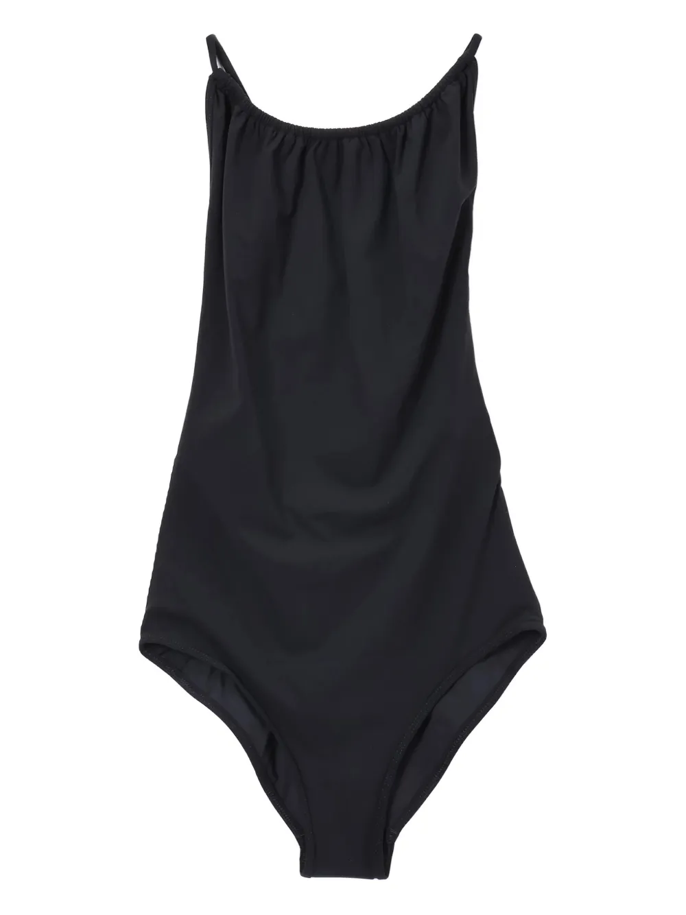 drawstring-neck swimsuit