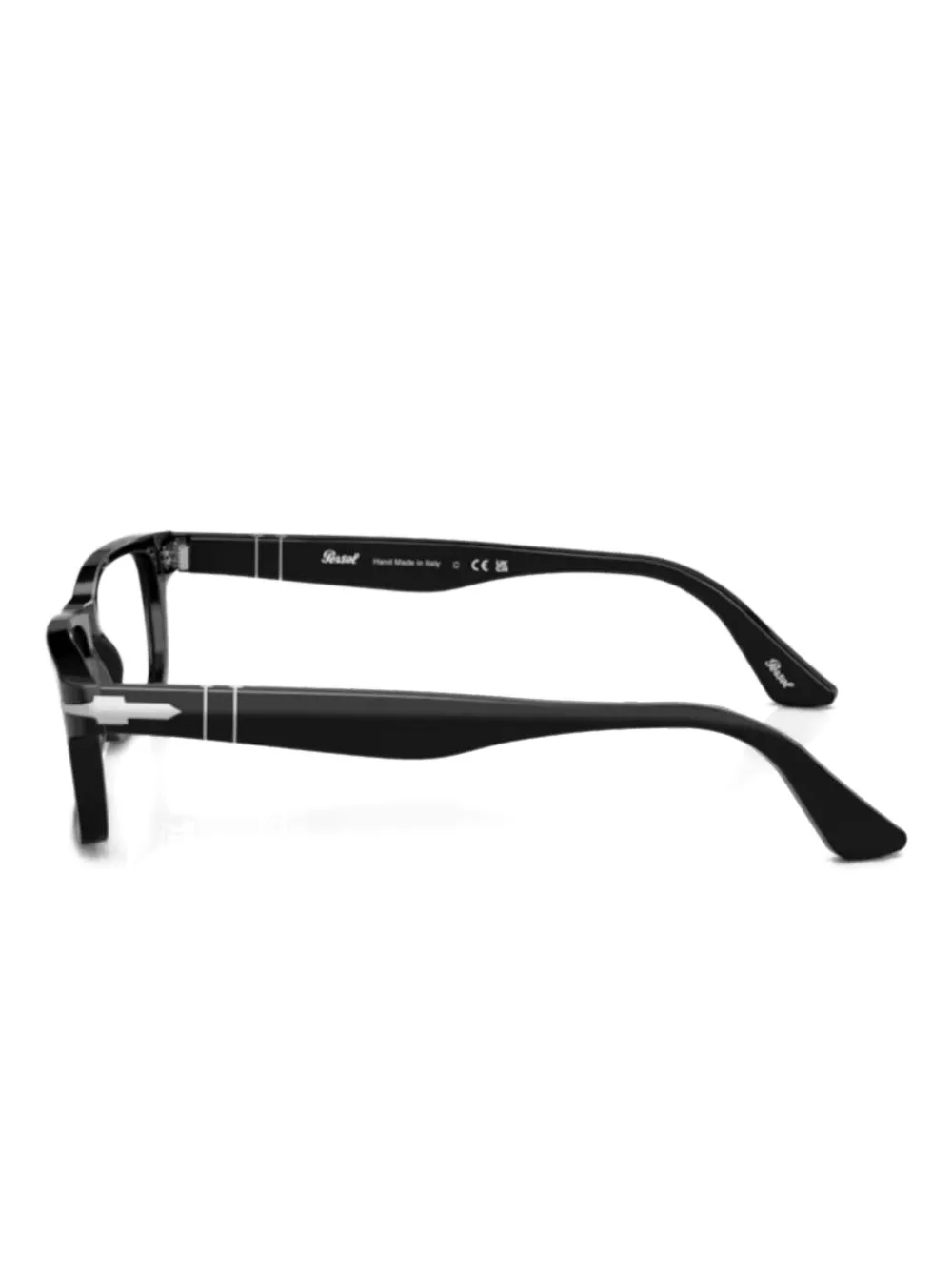 Persol Bril met rechthoekig montuur Zwart