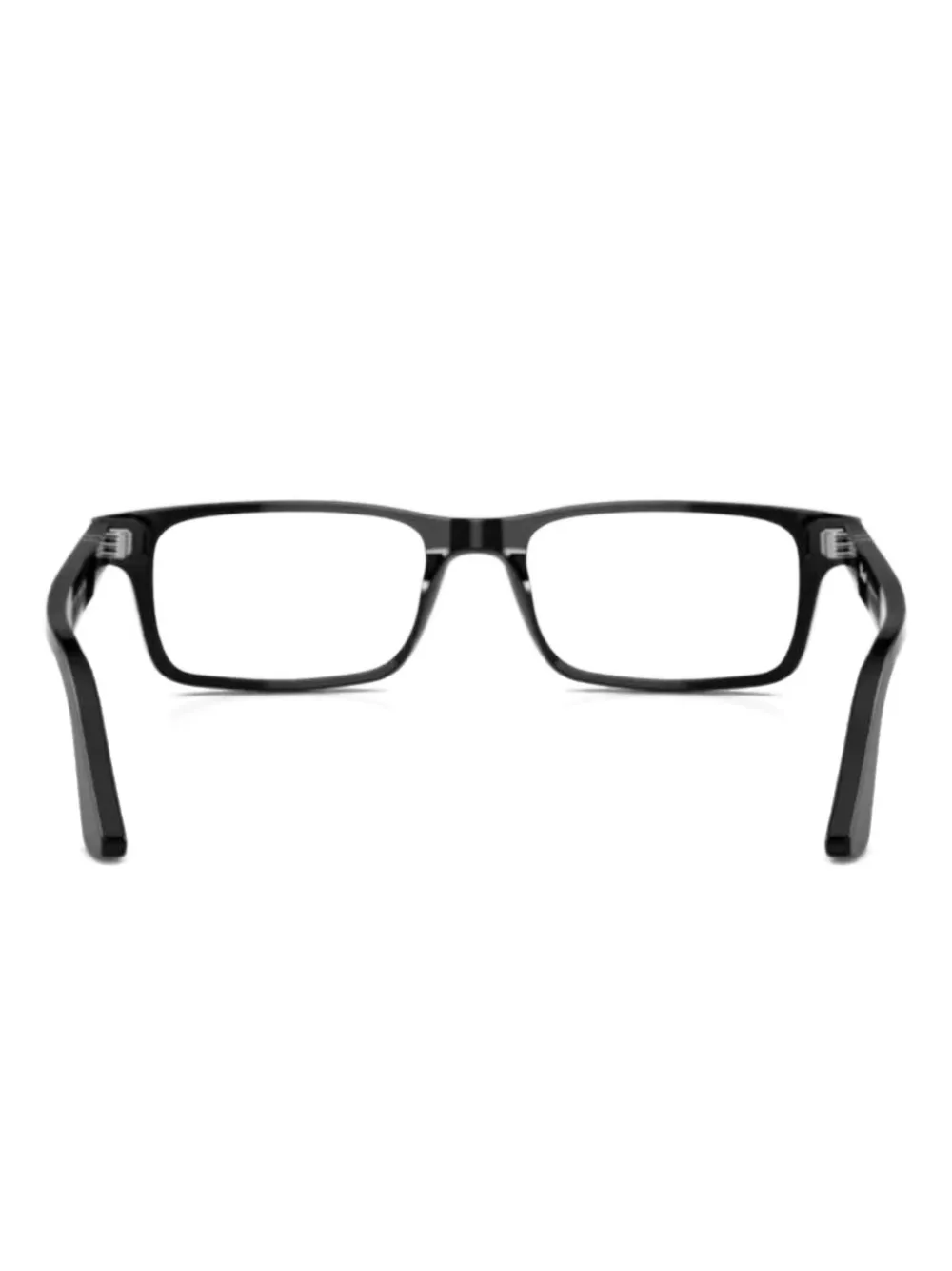 Persol Bril met rechthoekig montuur Zwart