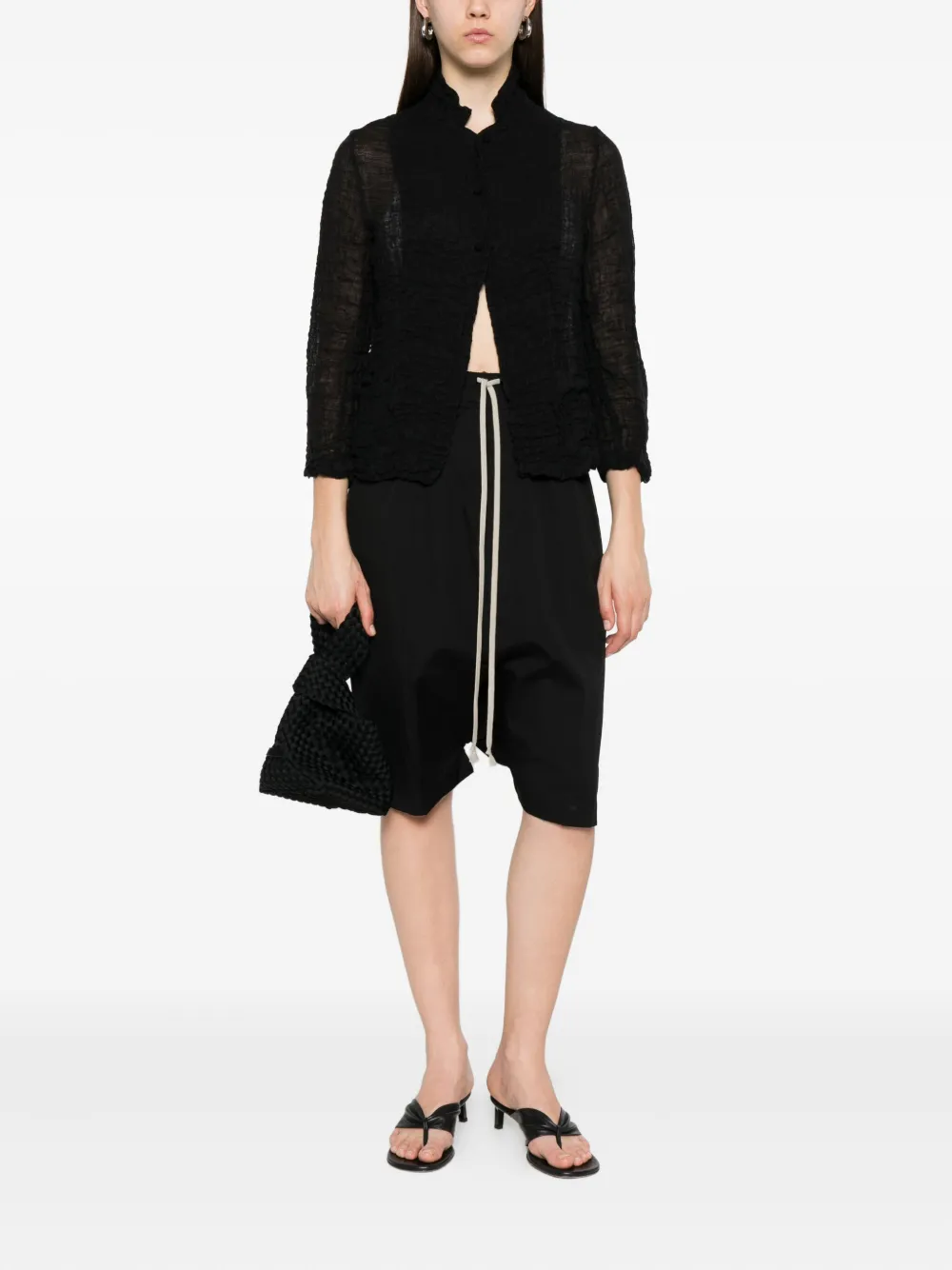 Daniela Gregis textured button-front jacket | Vestes courtes | Image 2
