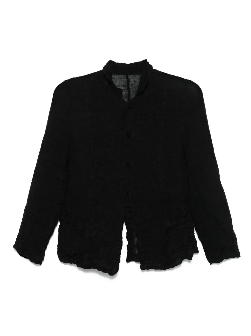 Daniela Gregis textured button-front jacket | noir | Image 1