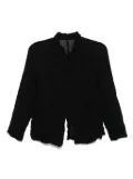 Daniela Gregis textured button-front jacket - Black