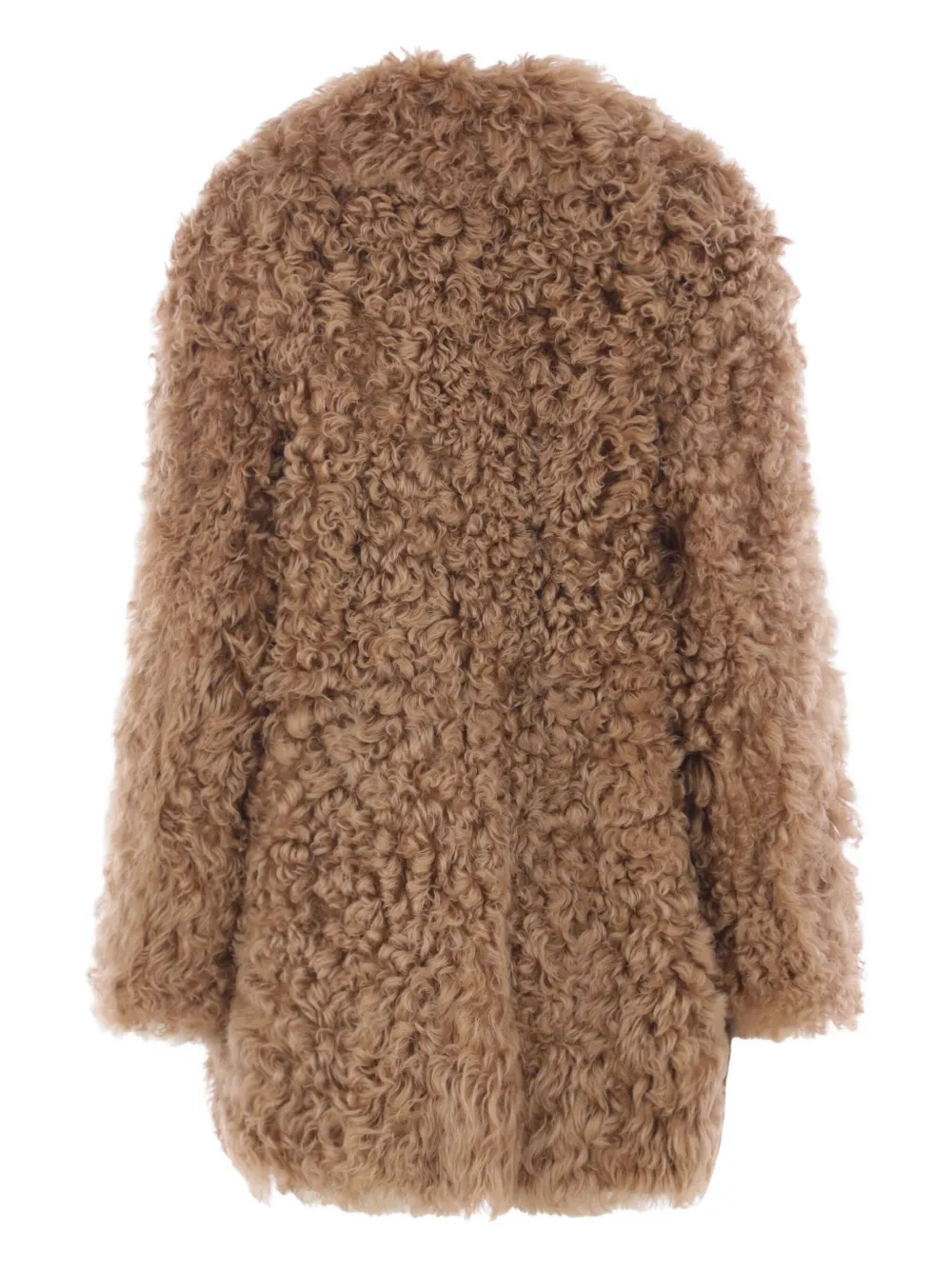Blancha curly fleece coat | Faux Fur & Shearling Coats | Image 2