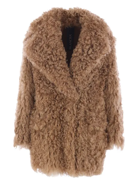 Blancha curly fleece coat