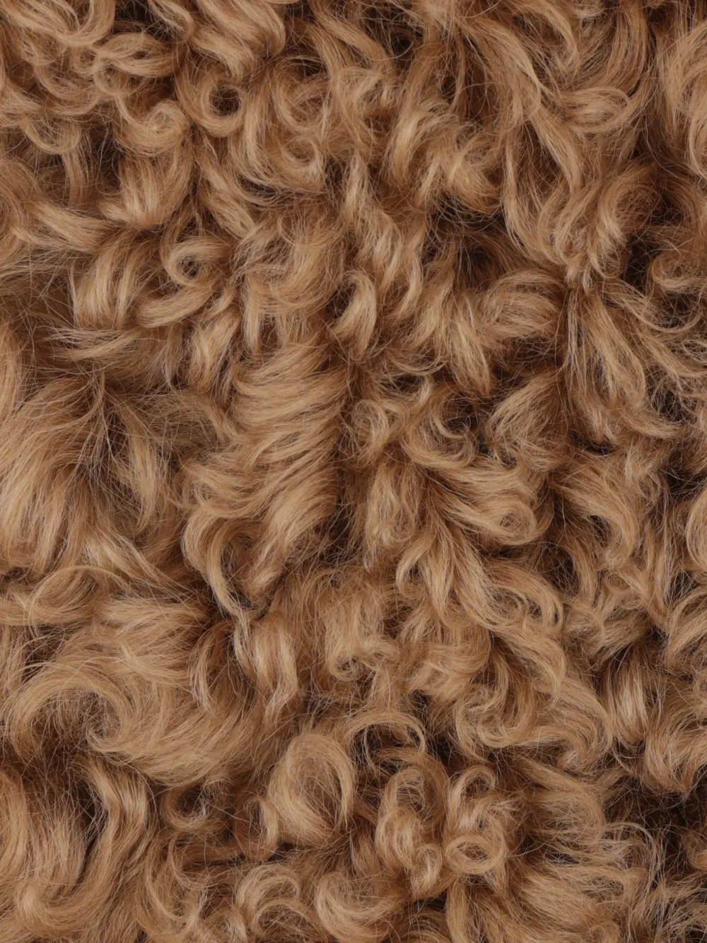 Blancha Curly fleece jas Bruin