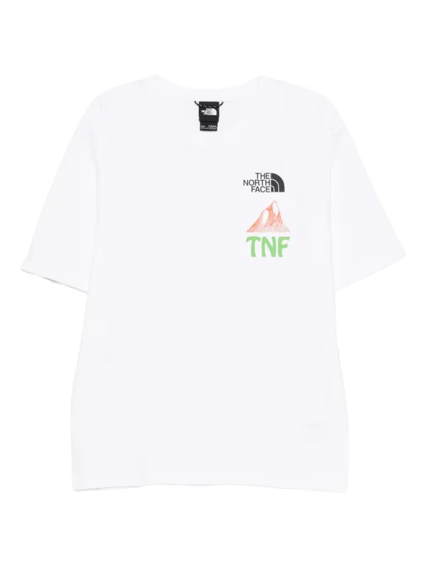 Graphic Tee Tnf Tshirt The North Face Heaven N Earth T-shirt White