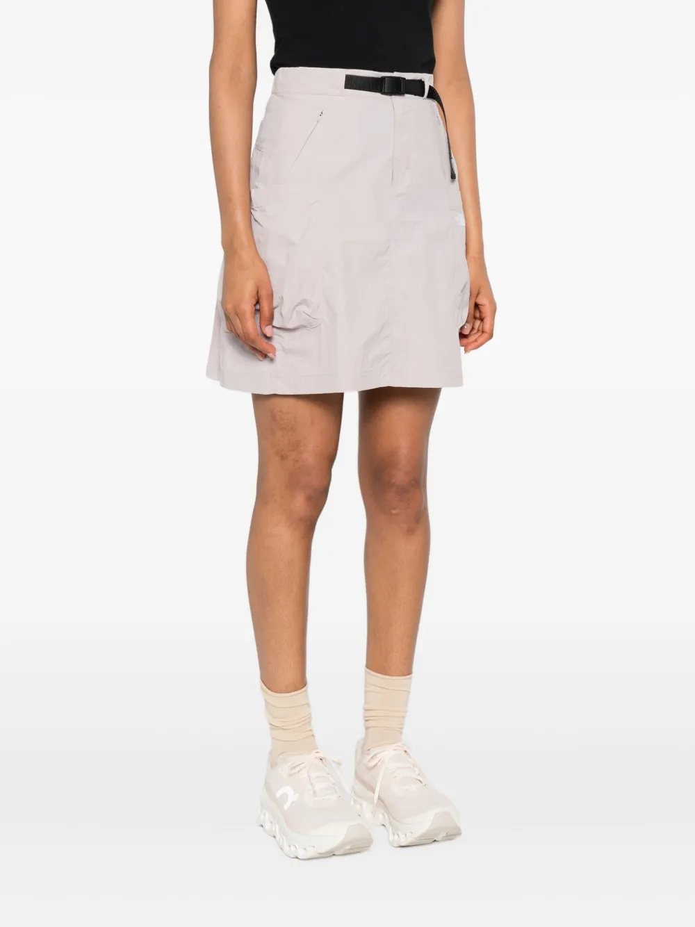 The North Face belted cargo mini skirt Grijs