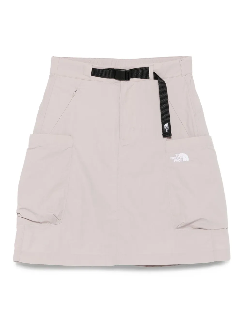 The North Face belted cargo mini skirt Grijs