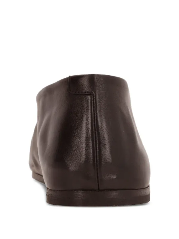 【関税込み】Marsell ブラウン Strasacco フラットシューズ Marsèll レザーフラットシューズ | ブラウン | FARFETCH JP