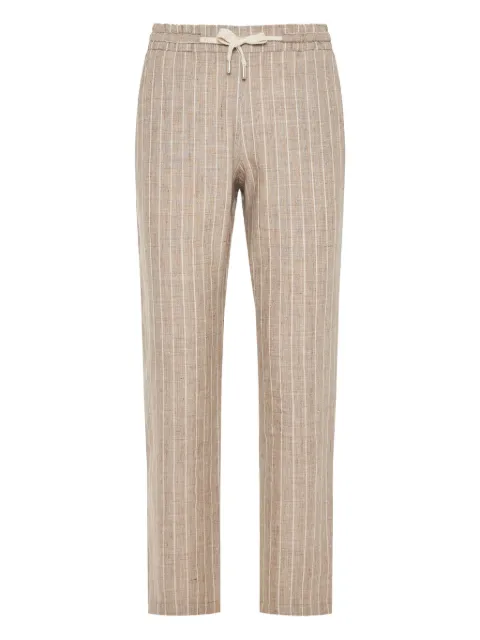 Barba striped trousers