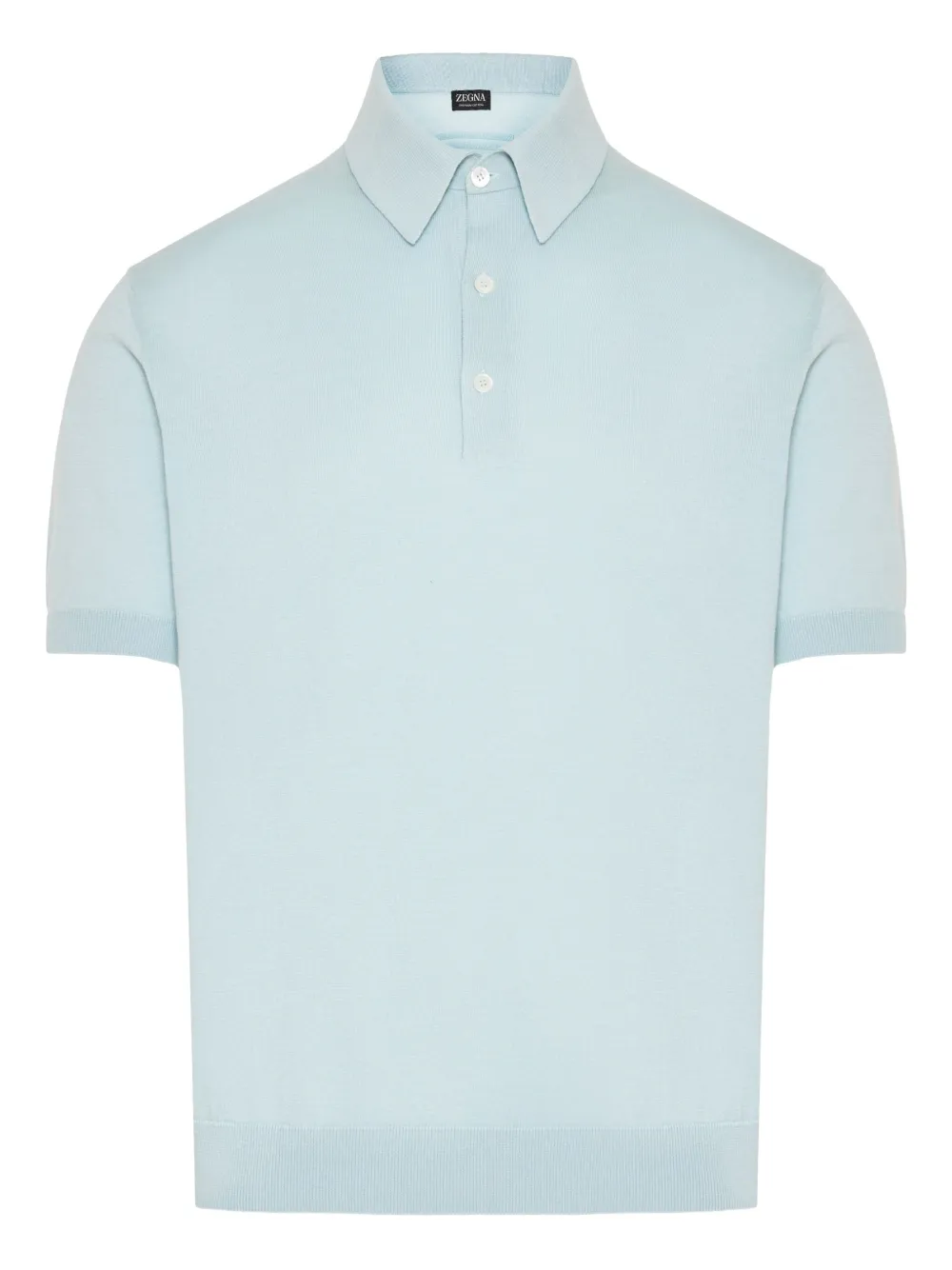 Zegna cotton polo shirt | Blue | Image 1