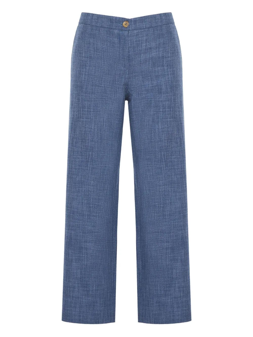 Barba button-fastening trousers | Blue | Image 1