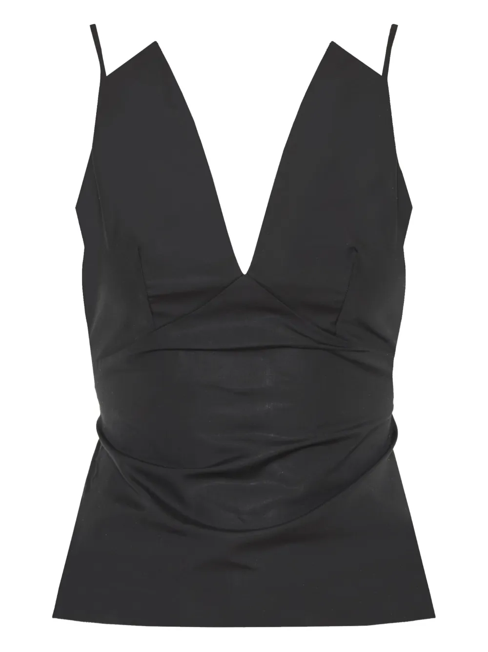 Barba V-neck top | negro | Image 1
