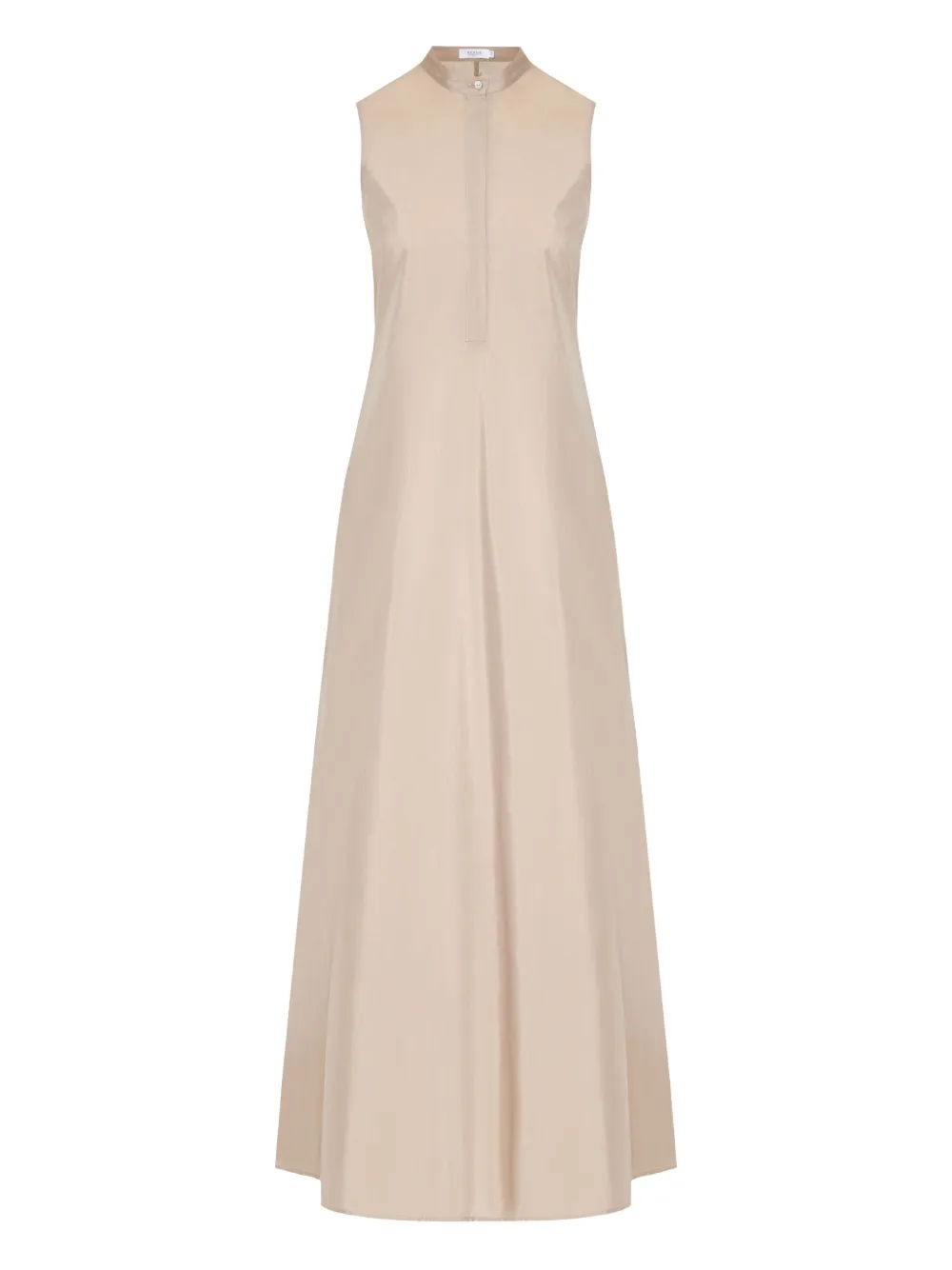 bow-tie detail sleeveless maxi-dress