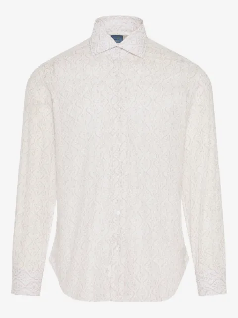 Barba camisa manga larga con motivo floral