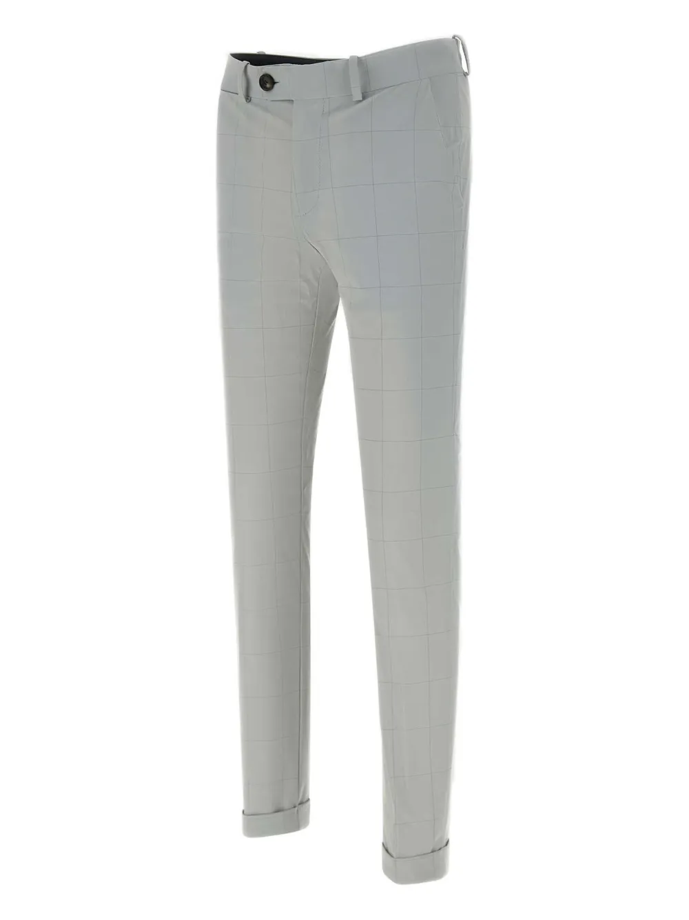RRD Geruite pantalon Wit