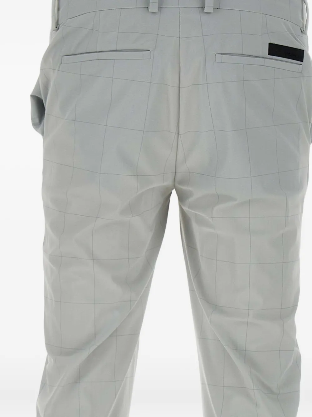 RRD Geruite pantalon Wit
