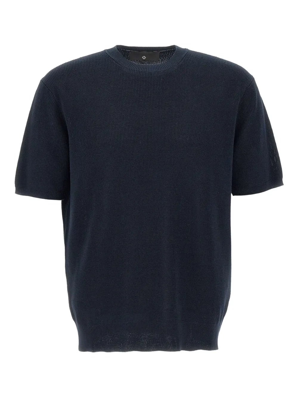 Filippo De Laurentiis crew-neck ribbed T-shirt - Blu