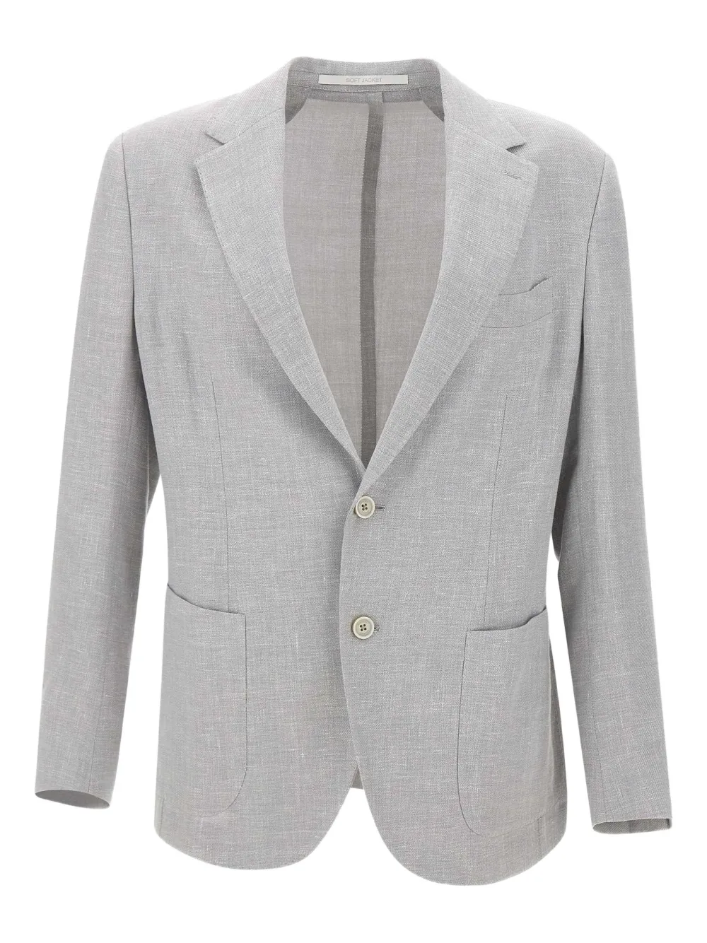 Eleventy Blazer met enkele rij knopen Grijs
