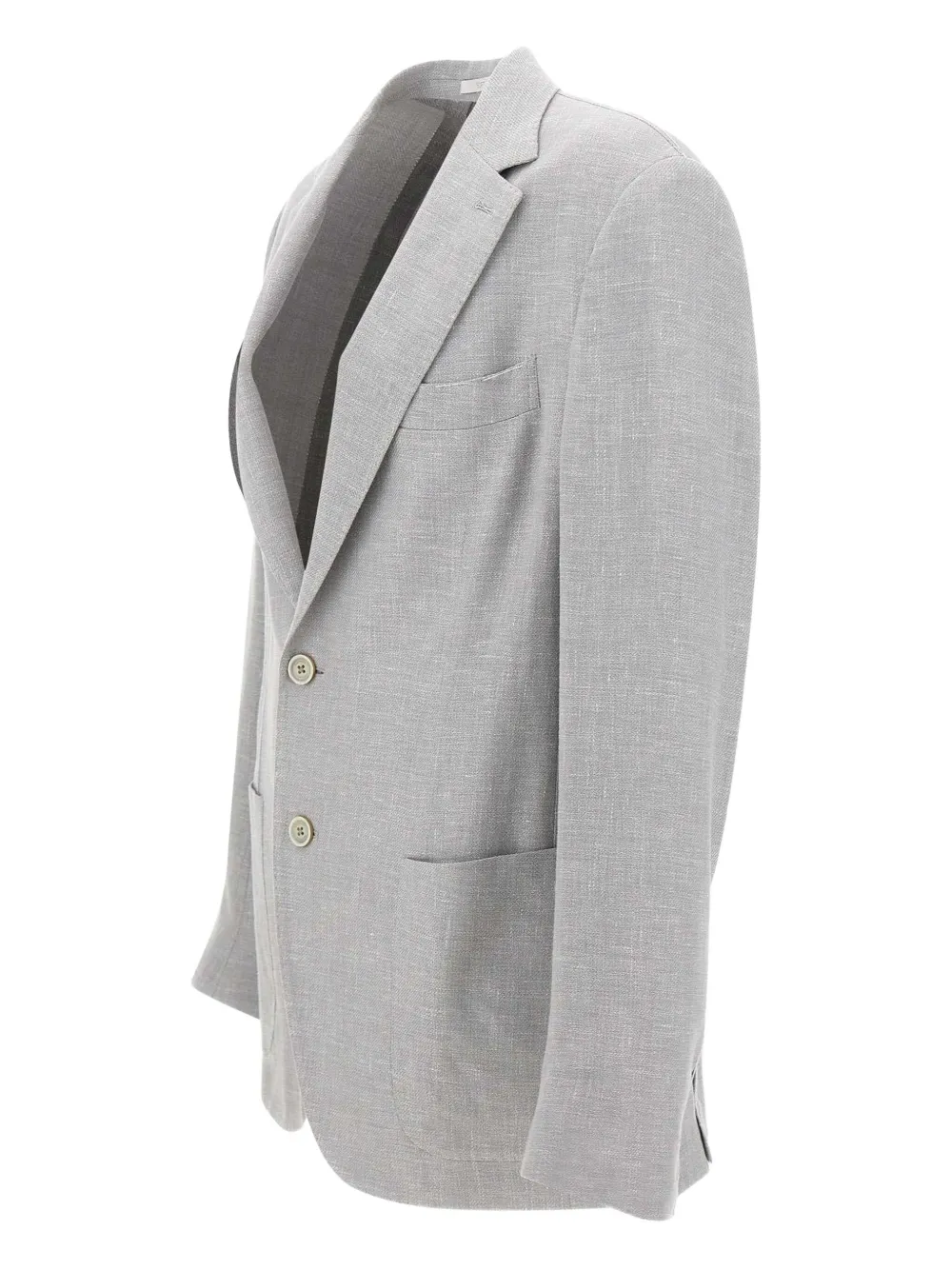 Eleventy Blazer met enkele rij knopen Grijs