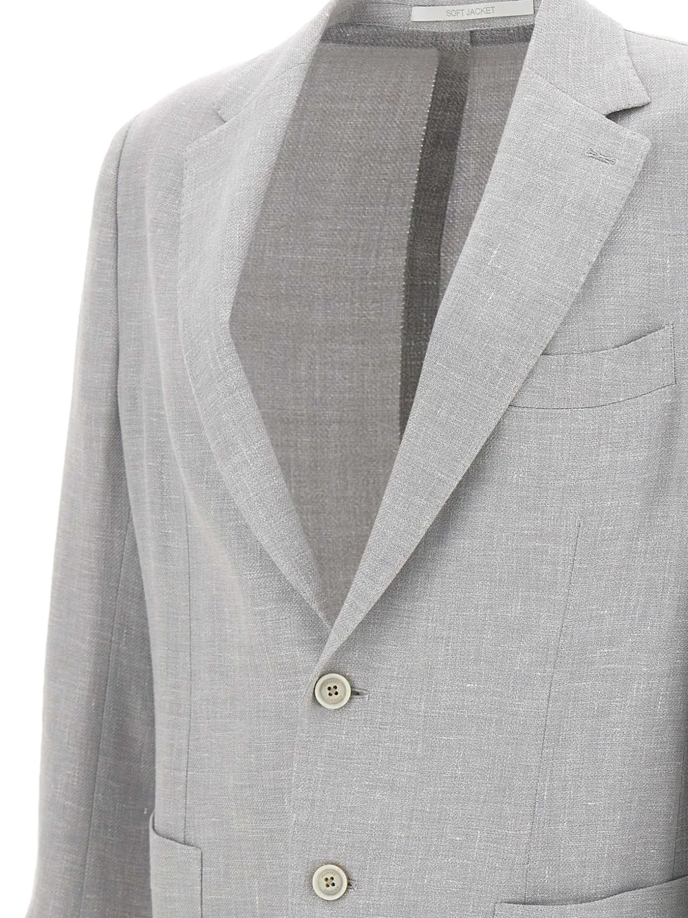 Eleventy Blazer met enkele rij knopen Grijs