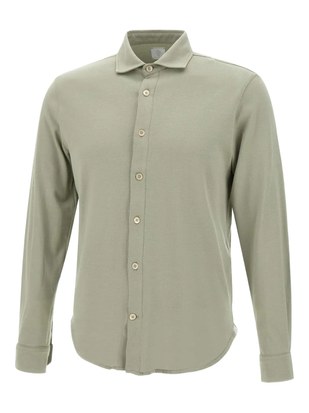 Eleventy long-sleeve button-up shirt | Green | Image 1
