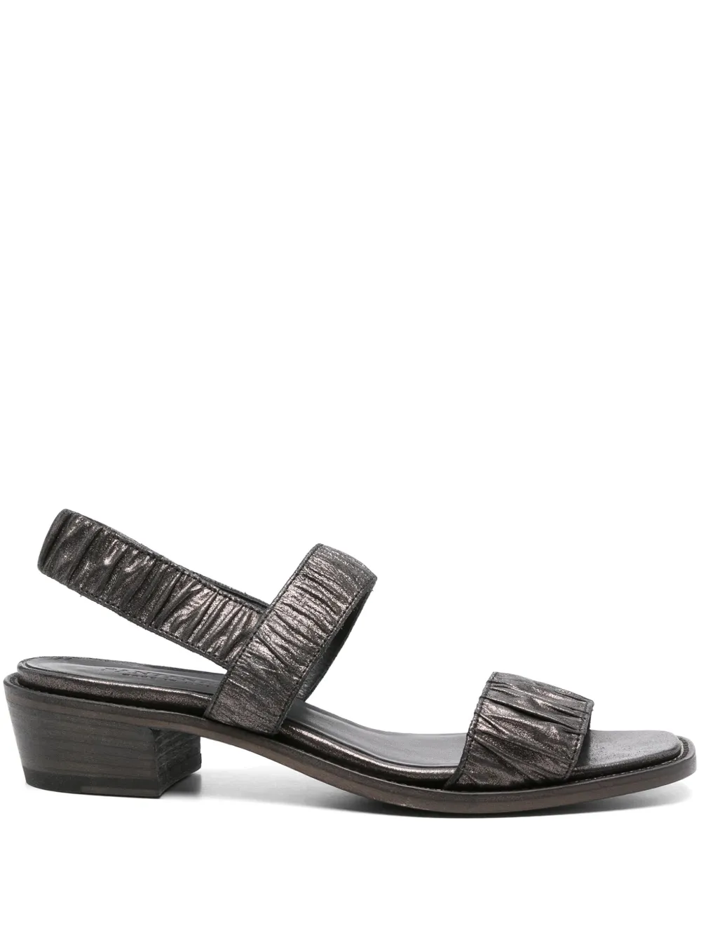 Pantanetti metallic sandals Grey