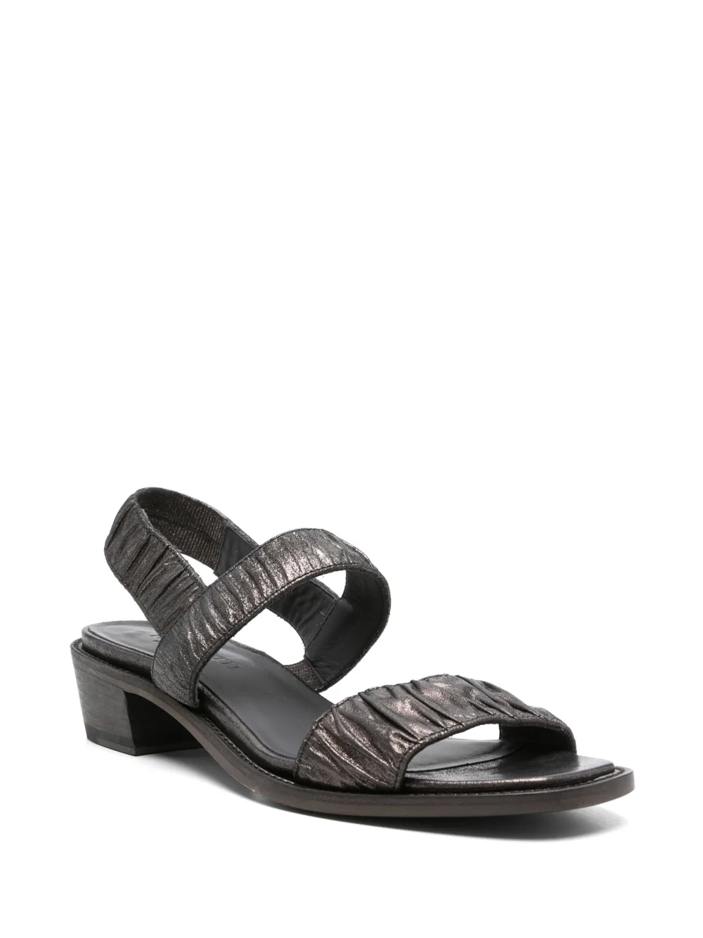 Pantanetti metallic sandals Grey