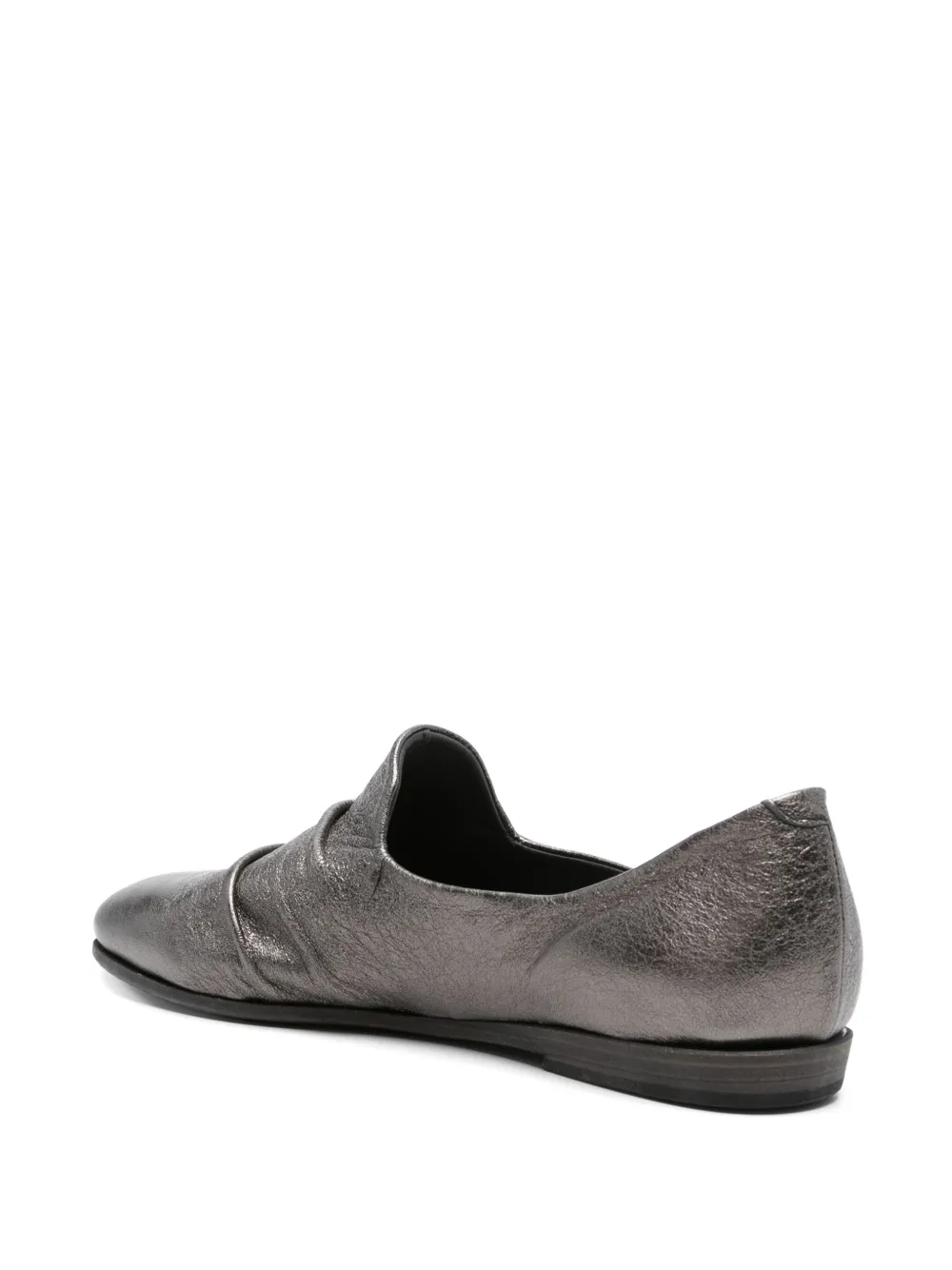 Pantanetti metallic loafers Grey