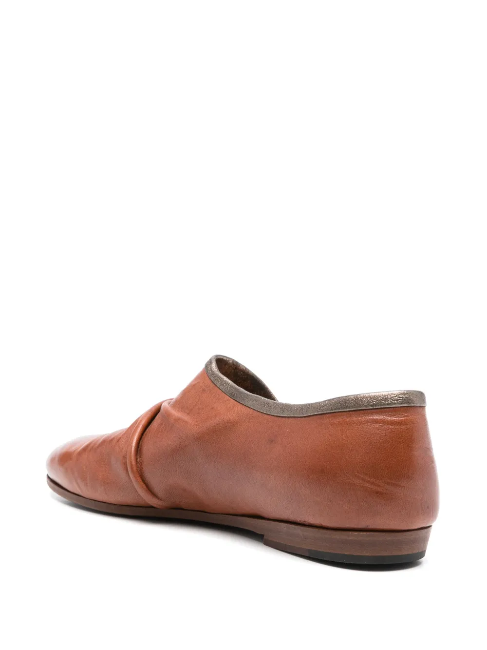 Pantanetti leather pumps Brown