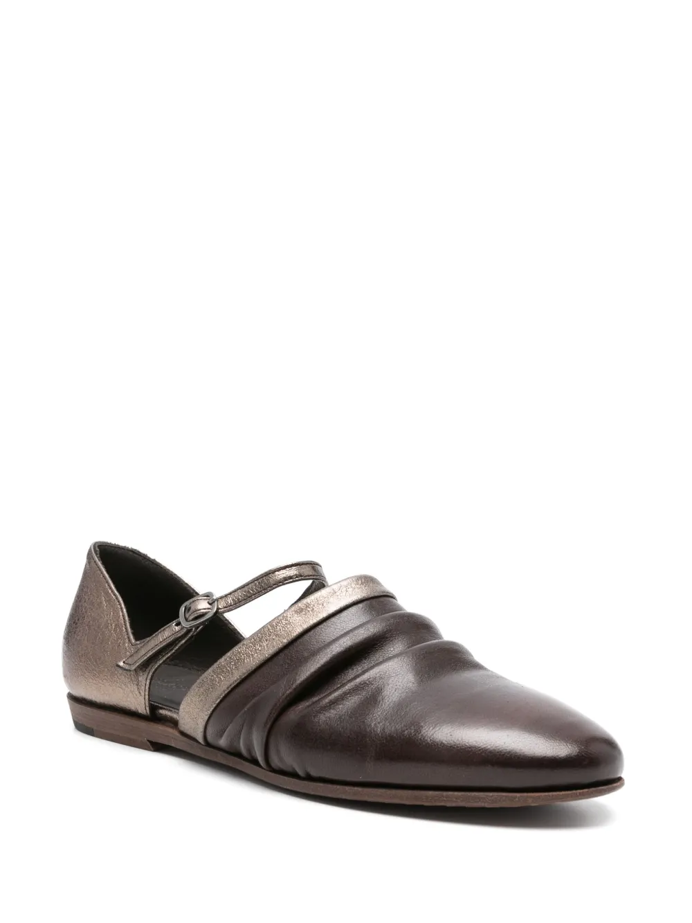 Pantanetti metallic sandals Black