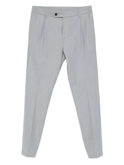 Eleventy pleated-front trousers