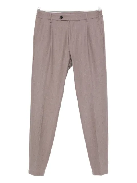 Eleventy pleated-front trousers