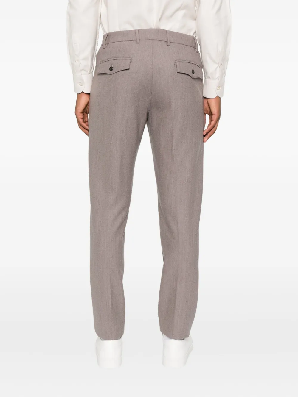 Eleventy pleated-front trousers Bruin