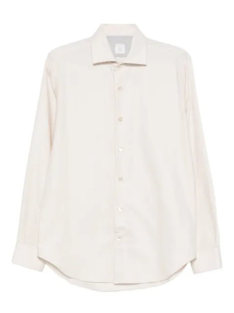 Eleventy long-sleeve button-fastening shirt