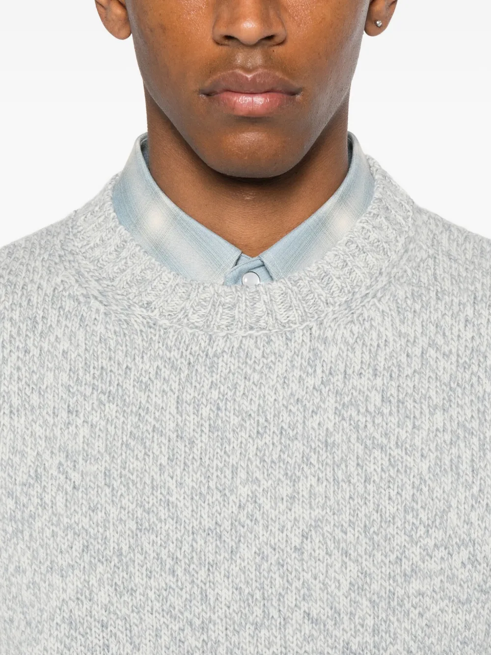 Eleventy Gebreide wollen trui Blauw