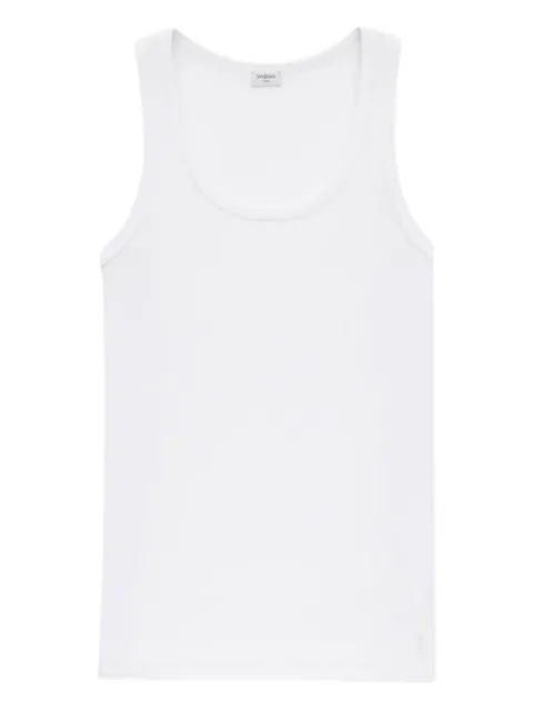 Saint Laurent cotton ribbed tank top