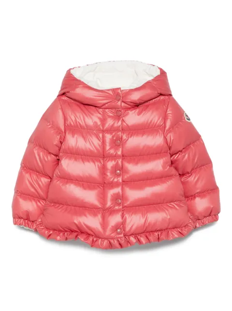 Moncler Enfant Tazui ruffled hooded jacket
