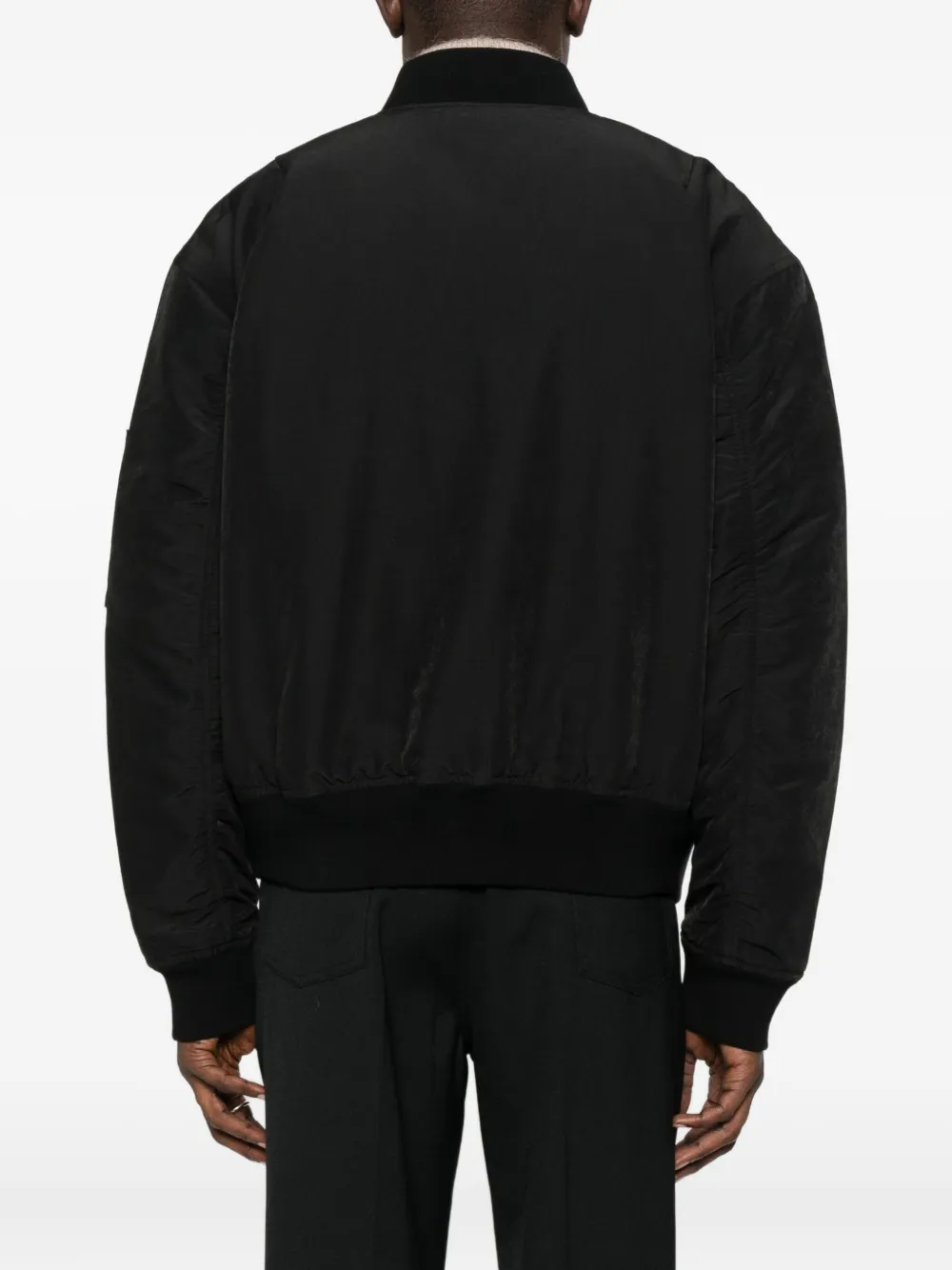 Nn07 Zip-up Bomber Jacket In Black
