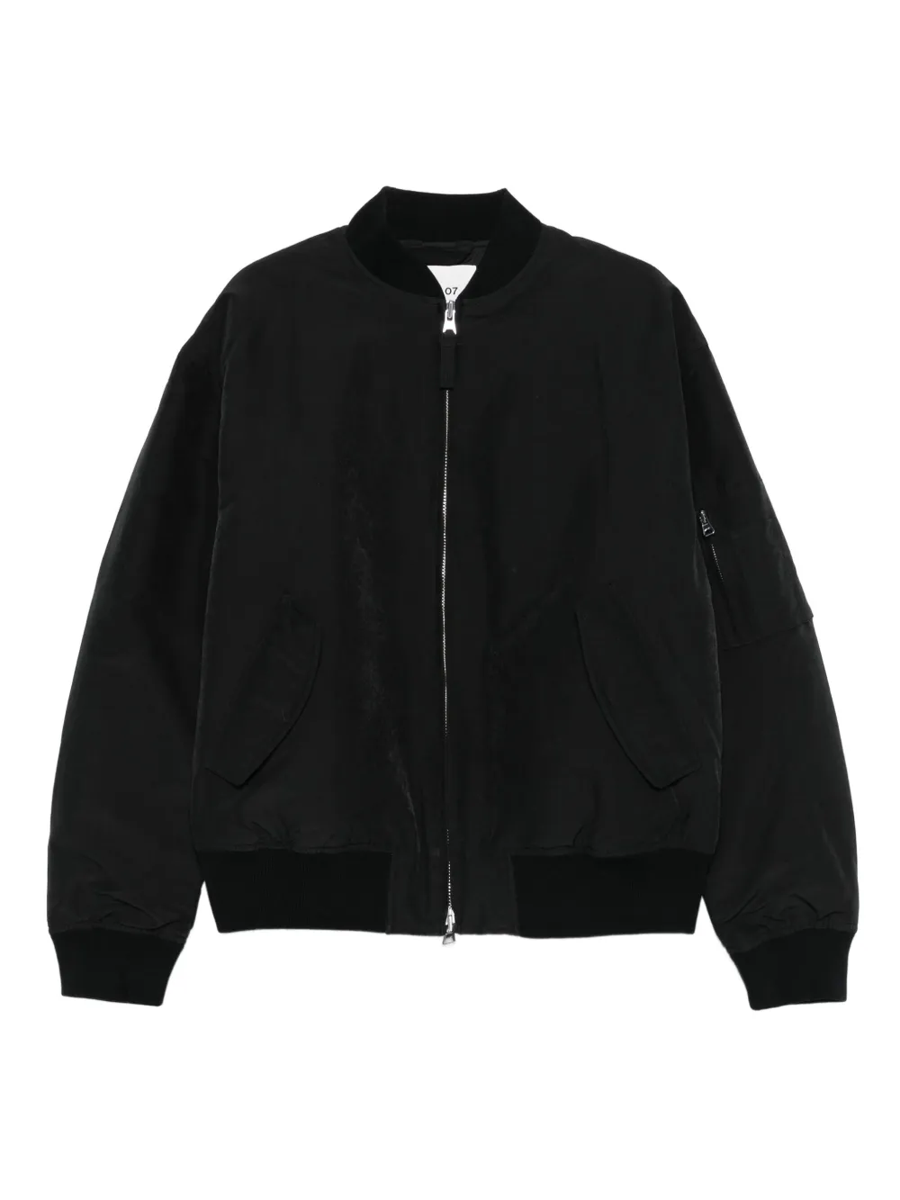 NN07 chaqueta bómber con cremallera | negro | Image 1