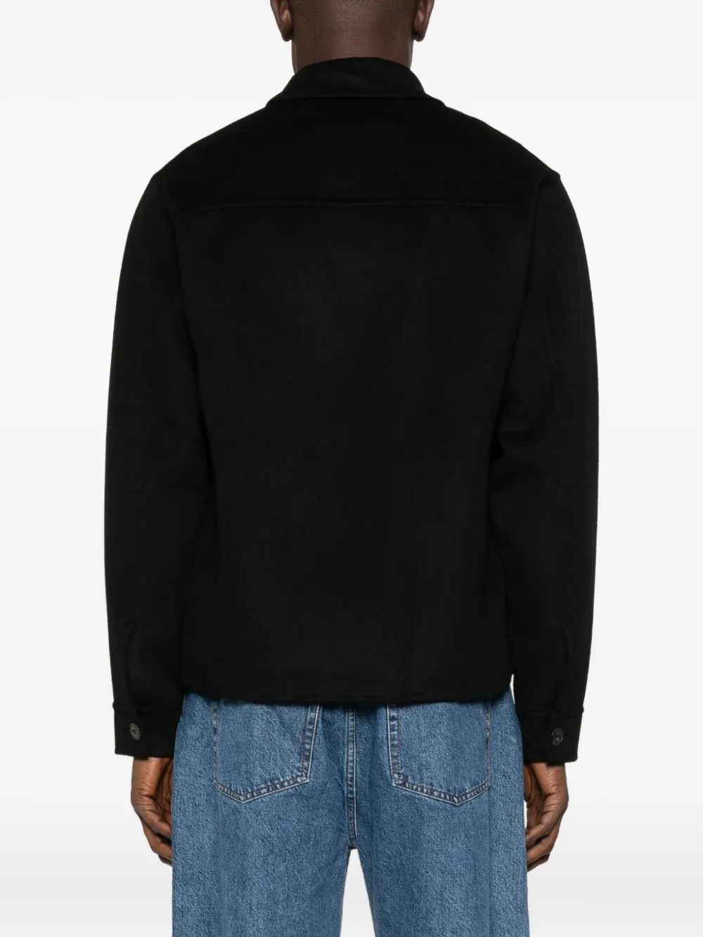 Nn07 Double-faced Jacket In Black