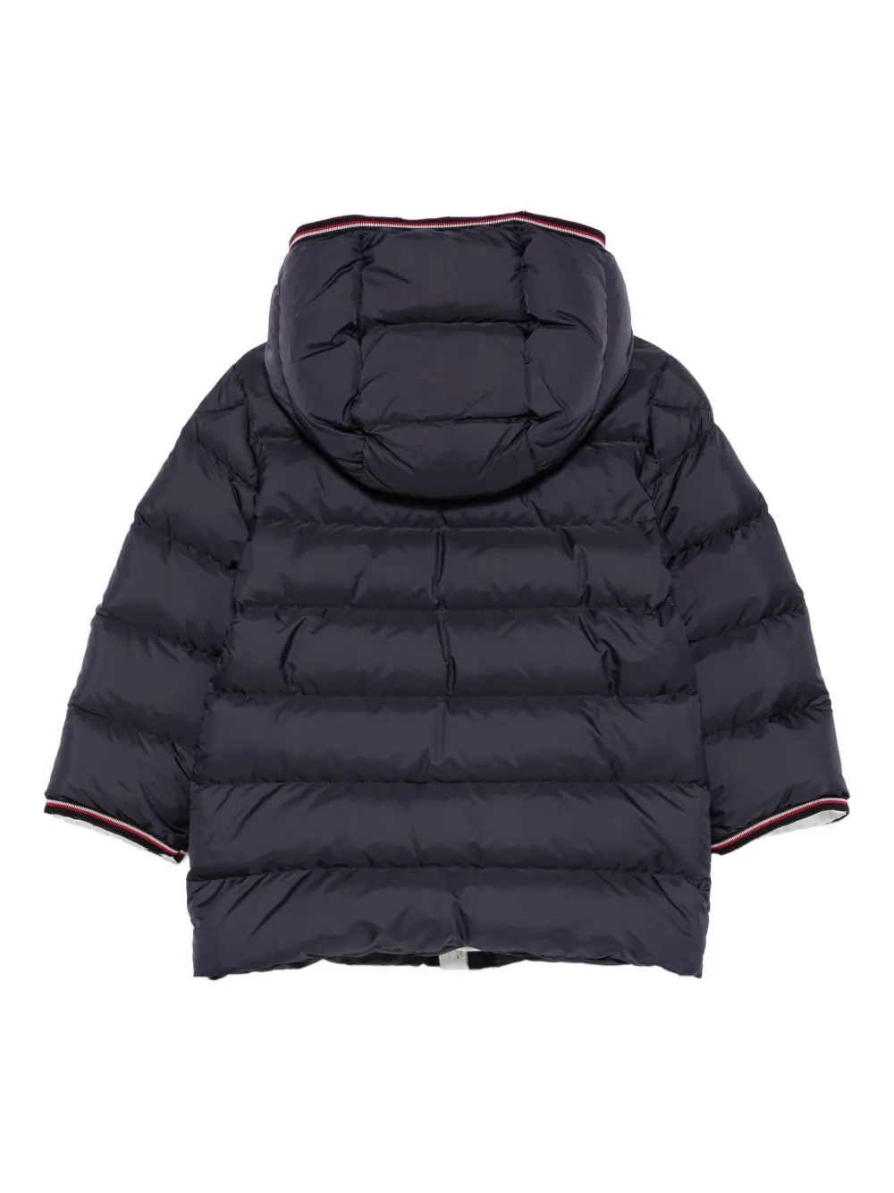 Moncler Enfant Gevoerd jack met capuchon Blauw