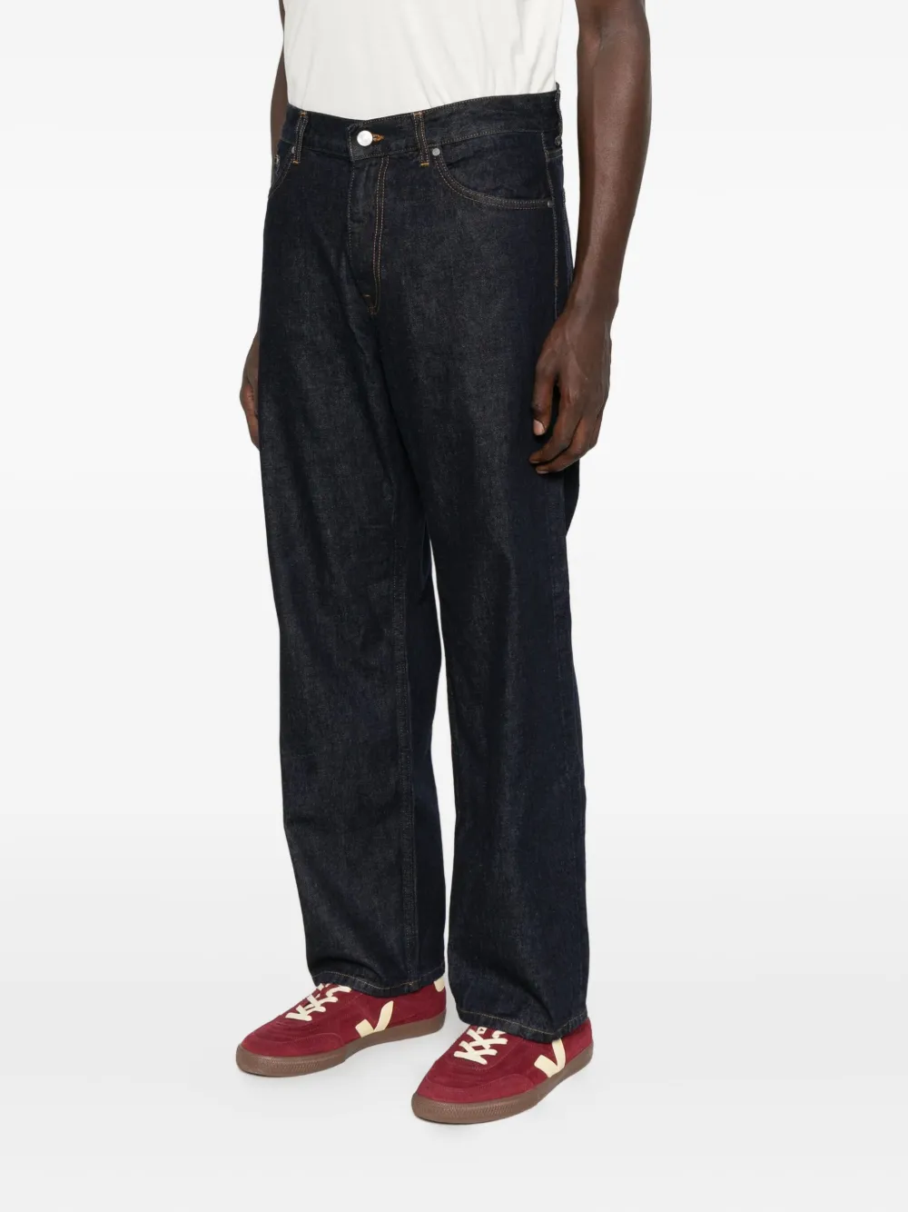 NN07 Otis wide-leg jeans Blauw