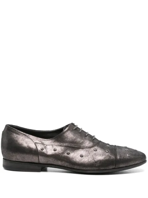 Pantanetti metallic derby shoes