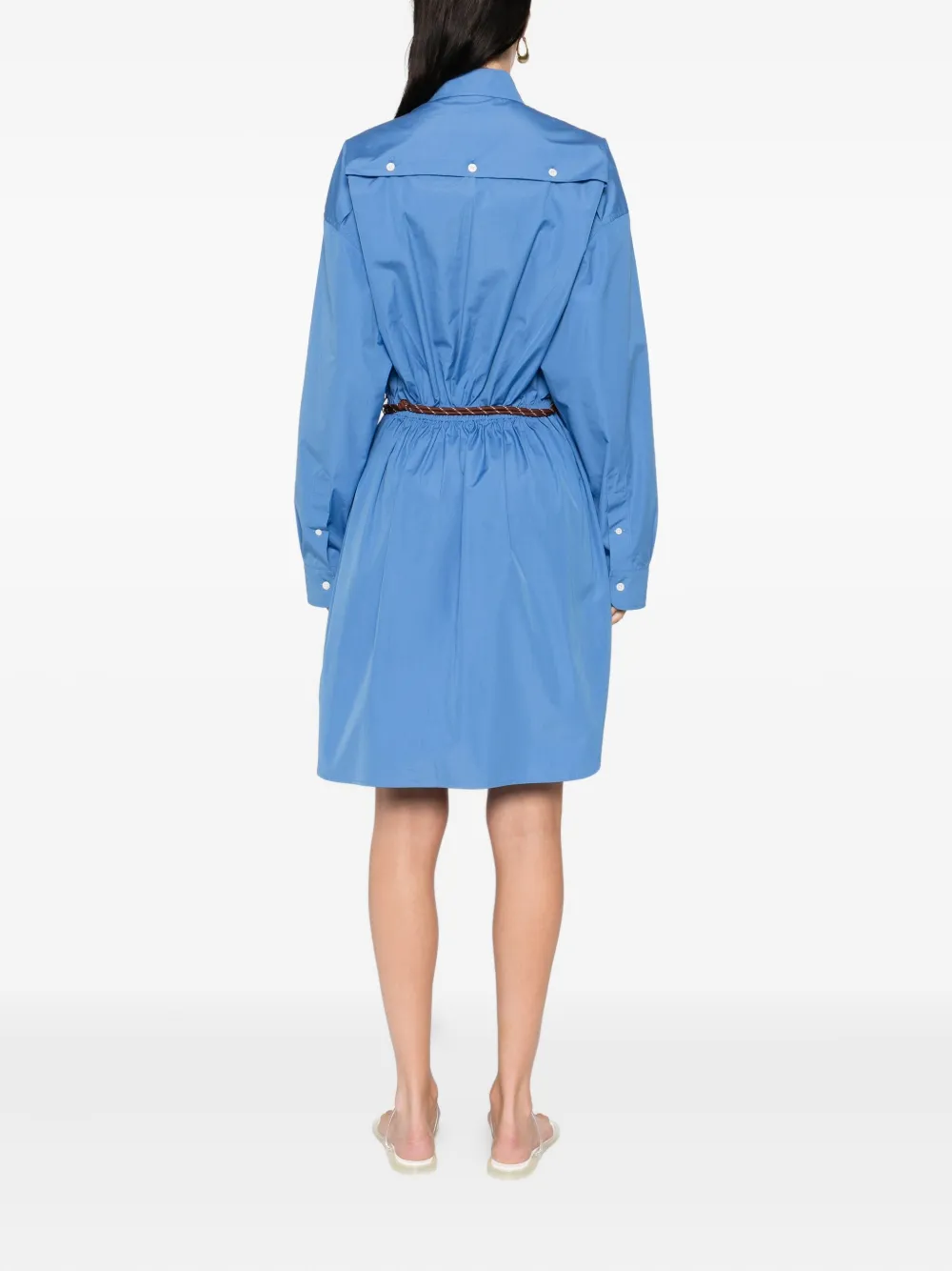 Miu Blousejurk met ceintuur Blauw