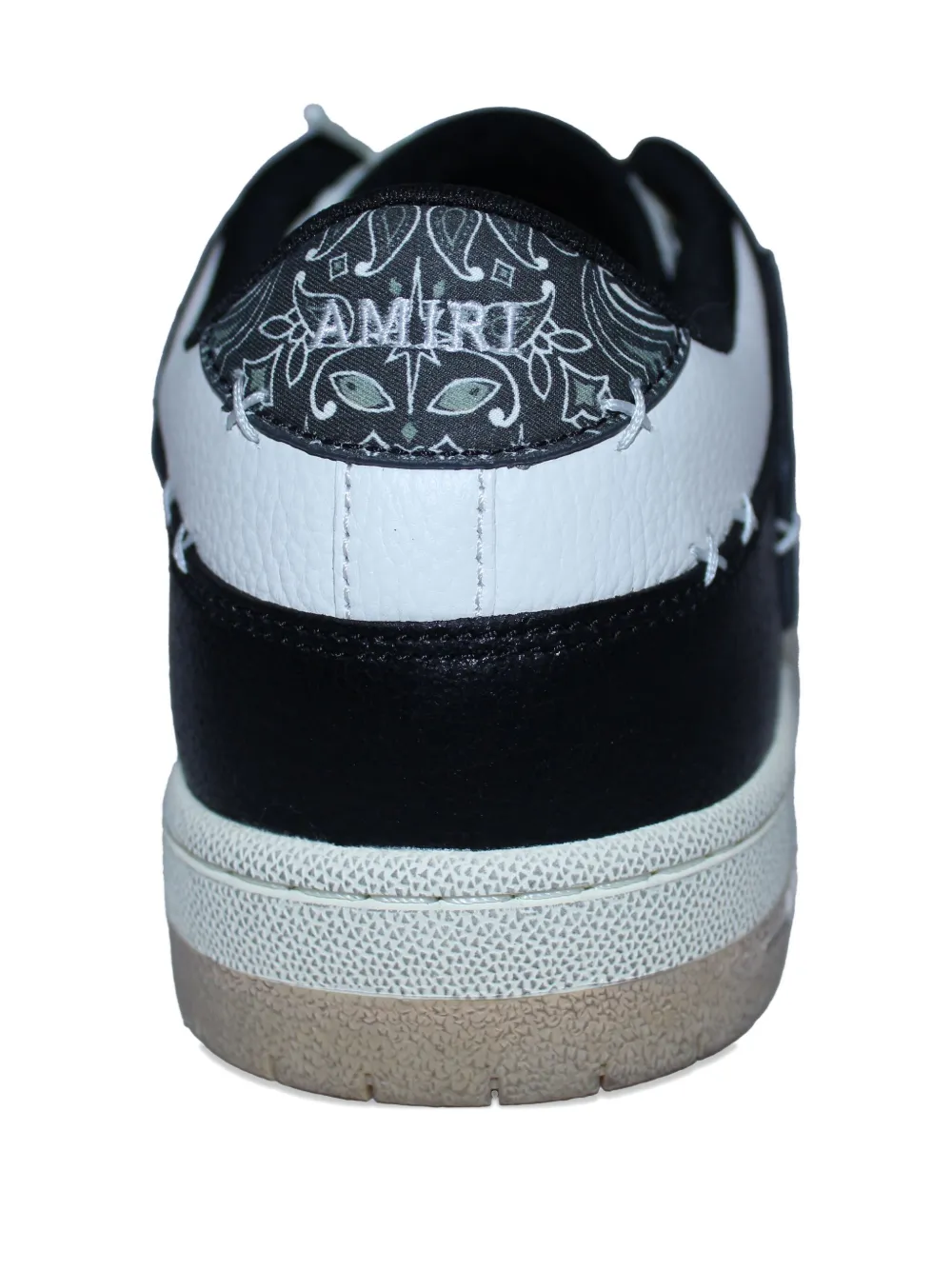 AMIRI contrast panel low-top sneakers Black