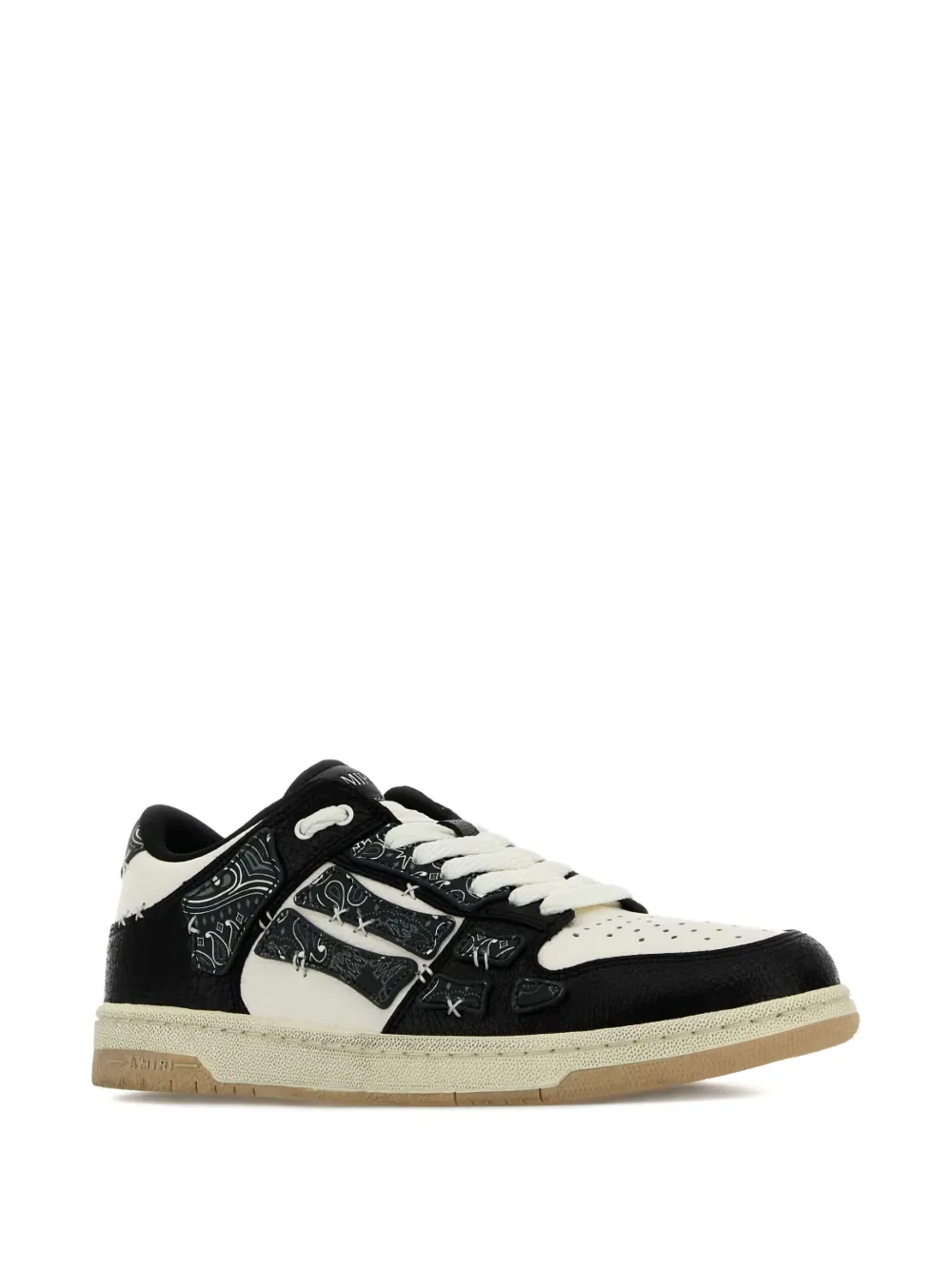 AMIRI contrast panel low-top sneakers Black