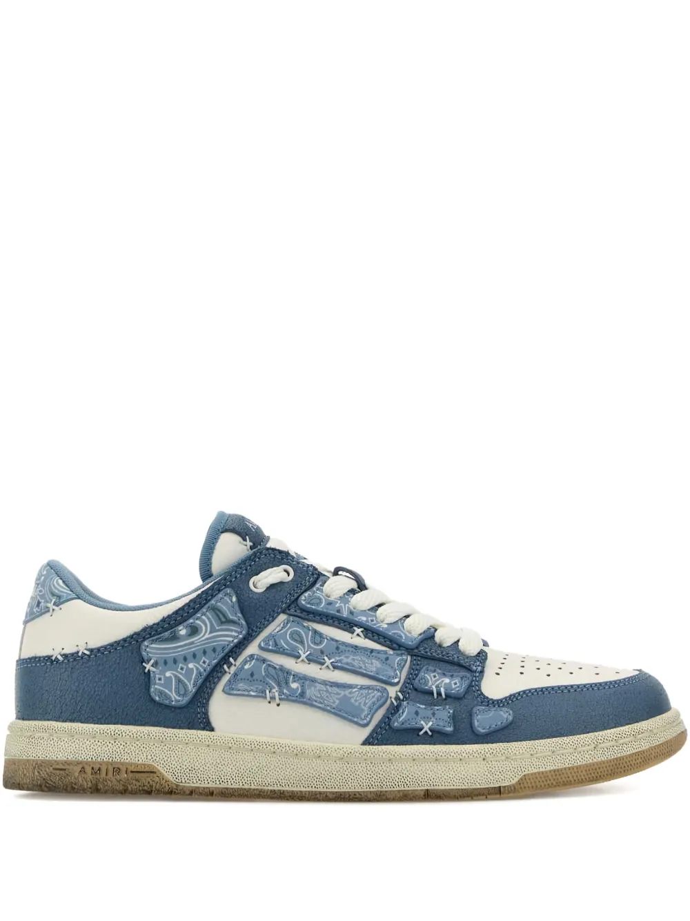AMIRI embroidered low-top sneakers Blue